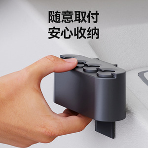 Boîte à monnaie pour voiture Shunwei de grande capacité, pouvant contenir quatre tailles de pièces de monnaie adaptées à l'Europe, à l'Amérique, au Japon et à la Corée du Sud, et - Product Image 2
