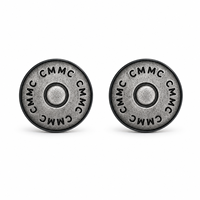 Kancing Tekan Logam Custom Berbahan Zinc Alloy Warna Emas 12mm untuk Kemeja Pria, Abaya, Thobe, dengan Pola Logo Custom untuk Pakaian Thobe