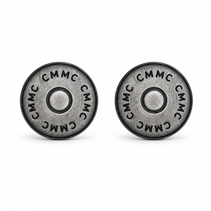 Bouton-pression personnalisé en alliage de zinc doré pour chemise homme, 12 mm, avec logo et motif personnalisés, pour abaya, thobe et vêtements - Product Image 1