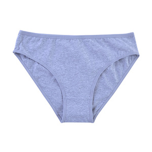 Braguitas de Algodón al por Mayor para Mujer, Cintura Media, Color Sólido, Albaricoque/Azul/Rojo/Negro/<span class=keywords><strong>Blanco</strong></span>, Tallas M-L-XL, Stock al por Mayor - Product Image 5