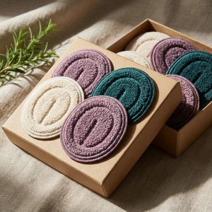 定制2026年全部2026种潘通雪尼尔贴花，可熨烫贴合。 卡车司机帽服装用 3D 标志字母毛巾刺绣 生态修复贴片 - Product Image 5