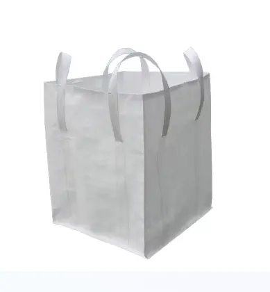 Cement Sand Jumbo FIBC Woven Bag Tubular 1 Ton 2Ton Loading Capacity for Construction Storage and Transportation Solution