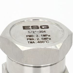 Vanne anti-vide ESG 1/2 pouce en acier inoxydable 304, vanne de sécurité pour conduite d'eau - Product Image 1