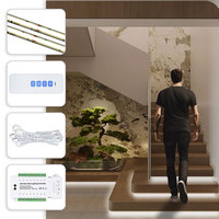 Contrôleur de lumière d'escalier RL-STEP-02 étapes intelligentes télécommande sans fil personnalisée pilote en gros pour la domotique bandes de LED