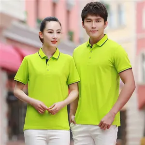 Custom Oem Women Office Uniform Design Poloshirt Bedrukt Golfshirts Polo T Shirt Kleding Hoeveelheid