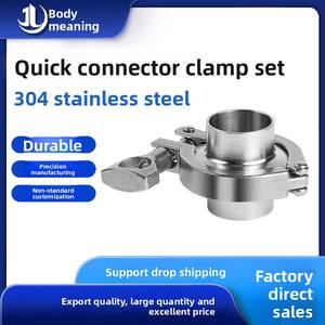 Embout cielette sanitaire en acier inoxydable 304 316 Tri-Clamp 3A, ensemble de cielettes Tri-Clover <span class=keywords><strong>DIN</strong></span> 3A SMS HQL 1/8"-4" - Product Image 3