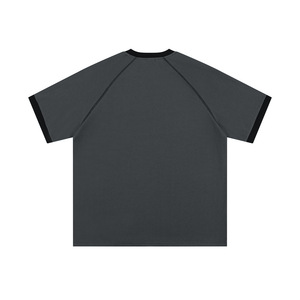Venta <span class=keywords><strong>al</strong></span> <span class=keywords><strong>por</strong></span> <span class=keywords><strong>mayor</strong></span> <span class=keywords><strong>de</strong></span> algodón pesado Camiseta <span class=keywords><strong>de</strong></span> manga raglán para los hombres personalizable Ringer Design Oversized Fit Impresión digital 100% algodón - Product Image 5
