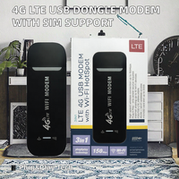 B1 B3 B5 LTE Cat4 H760 Modem USB Wifi 4G, jaringan nirkabel Internal kecil dengan dukungan kartu SIM Data tak terbatas 150Mbps