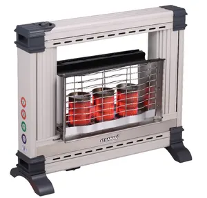 Portable new design restaurant convector space far infrared stainless steel burner gas heater