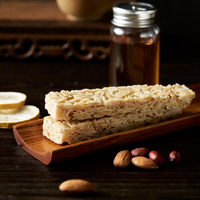 Barra Energética de Almendras Crujientes con Miel y Limón, Snack Saludable Chino al por Mayor con Sabor Dulce y Nueces