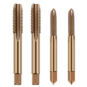 Tarauds métriques sans copeaux M3 M4 M5 M6 M8 M10 M12 en acier avec revêtement TiCN pour utilisation sur machine à fileter - Product Image 2