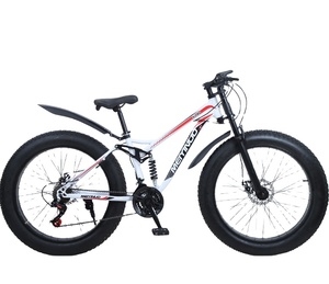 Vtt à suspension complète 26x4.0, vélo <span class=keywords><strong>fat</strong></span> <span class=keywords><strong>Bike</strong></span>, 21 vitesses, livraison gratuite - Product Image 2