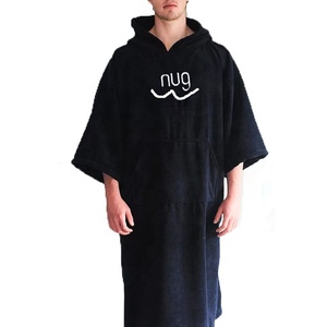 Khăn Choàng Poncho Người Lớn Có Mũ Trùm Đầu Bằng Sợi Nhỏ - Product Image 1