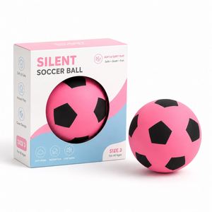 Balón de Fútbol de Espuma Suave y Silencioso para Interiores, Balón de Juego Silencioso para Niños con Empaque en Caja de Color con Ventana - Product Image 6