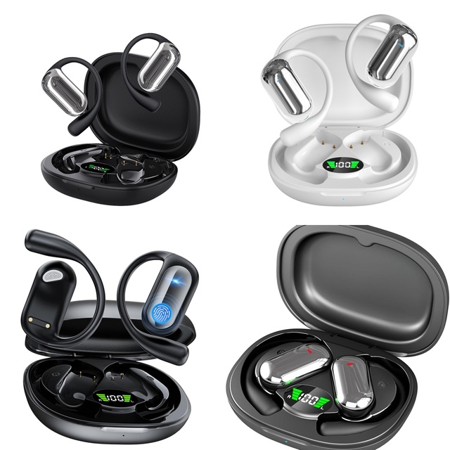 Real Time Translation Earbuds for Travel BT 5.4 OWS AI Language Translator Wireless Earphone with 144 Online Languages New