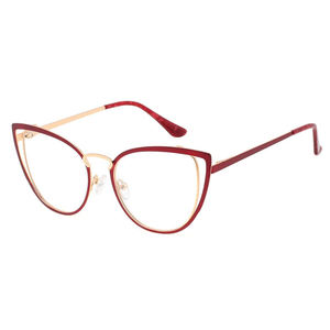 Venta al por mayor de lujo de metal Cateye Gafas Marcos de cristal de la mujer Cat Eye <span class=keywords><strong>Opti</strong></span> - Product Image 4