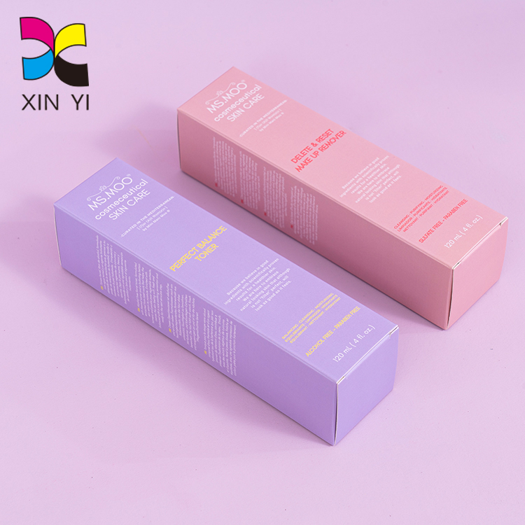 Factory custom cosmetic cream box packaging beauty cosmetics package box