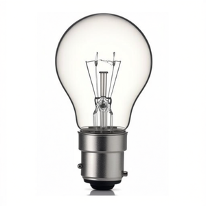 Lampadina a incandescenza standard 100W 230V B-22 in vetro trasparente a forma di A - Product Image 2