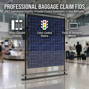 Sistema de Terminal FIDS OEM, Pantalla LCD Personalizada, CMS para Aeropuerto, Metro, Información al Pasajero, Video Wall - Product Image 1