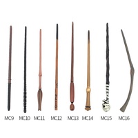 Baguette Magique Harry Potter Coffret Noir Manglobes Accessoire Cosplay Cowin Cadeau de Thanksgiving Nouvel An Noël Halloween en Métal Acier