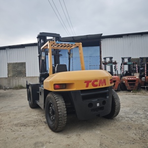 Japan Original TCM 100 10Tons Three Masts Diesel <b>Forklift</b> Counterbalance <b>Forklift</b> - Product Image 5