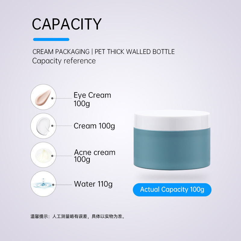 Hot Sale 100g Plastic PET Jar for Facial Cleansers and Sunscreen Cream Storage Listening to Customer Reviews