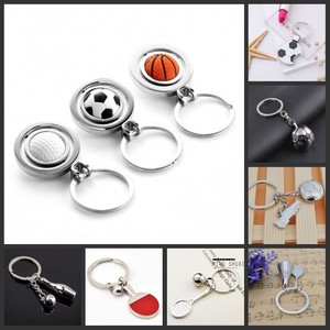 Juego de Llaveros Deportivos de Moda 2026 - Fútbol, Baloncesto, Bádminton, Tenis, Bolos, <span class=keywords><strong>Ping</strong></span> <span class=keywords><strong>Pong</strong></span>, Llavero Metálico con Logotipo Personalizado - Product Image 2