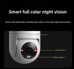 Caméra intelligente WiFi 6 PTZ extérieure <span class=keywords><strong>Mijia</strong></span> 5MP 4C 3K <span class=keywords><strong>360</strong></span>° Vision nocturne couleur pour contrôle via l'application <span class=keywords><strong>Xiaomi</strong></span> - Product Image 3