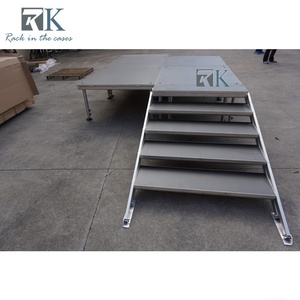 Etapa de altura ajustable de aluminio para eventos Suministro de etapa firme estable - Product Image 5