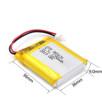 Batería Lipo de 3.7V 1250mAh 1300mAh en Bolsa Suave LiNiMnCoO2, Personalización OEM, Conector JST y PCB de Protección para Monitor de Actividad Física