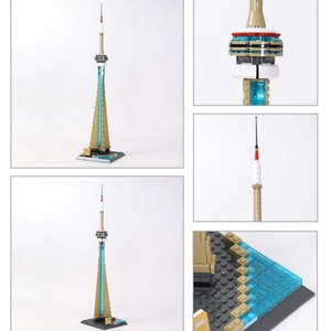 Bloques de Construcción del Modelo de la Torre CN, Juguete de Arquitectura Mundialmente Famosa, Kit de Miniatura Creativo para Niños y Adultos, Venta al Por Mayor OEM - Product Image 3