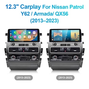 12.3 Inch Android Car Radio Touch Screen for Nissan Patrol Y62 Armada QX56 2013 - 2023 GPS CarPlay - Product Image 1