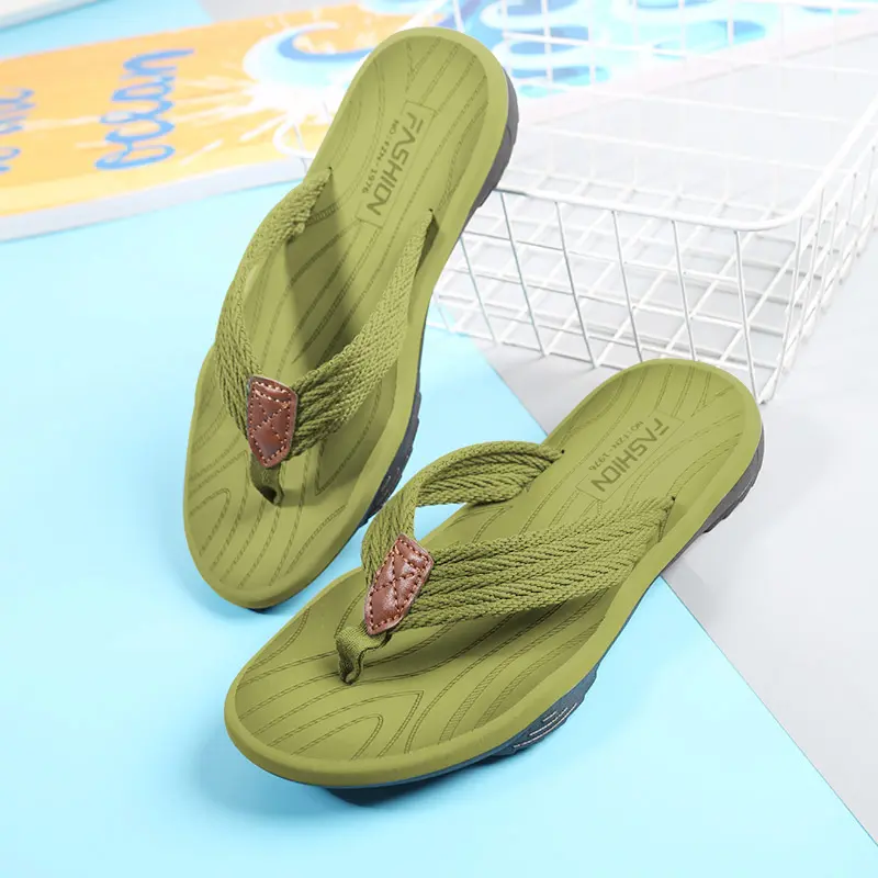 पुरुषों के लिए 2021 नई तटस्थ जूता जूता नरम नीचे गैर पर्ची फ्लिप फ्लॉप फैशन प्रवृत्ति पुरुषों के पैर चप्पल आकस्मिक समुद्र तट जूते