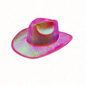 Sombrero de Vaquero con Luces LED Estilo Occidental, Colorido, Unisex, para Viajes al Aire Libre, Fiestas Casuales, Venta al Por Mayor - Product Image 2