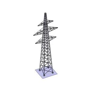 100KV a 500KV Torre de transmisión eléctrica de alta calidad a bajo precio del fabricante