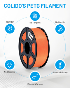 Colido ở nước ngoài kho trực tiếp PETG <span class=keywords><strong>Filament</strong></span> cho máy in <span class=keywords><strong>3D</strong></span> cường độ cao <span class=keywords><strong>1.75mm</strong></span> PETG <span class=keywords><strong>Filament</strong></span> số lượng lớn - Product Image 3
