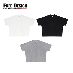 Camiseta de Manga Corta para Hombre, Estilo Casual, Cuello Redondo, Manga Murciélago, 100% Algodón, Corte Holgado, Diseño Personalizado OEM - Product Image 3