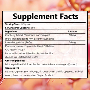 Sıcak Satış %100 Doğal Karahindiba Bitkisel Takviyesi İdrar Sistemi Sağlığını Destekler Vajinal Denge Kapsülleri - Product Image 3