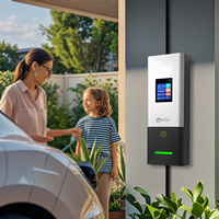Hot Sale IEC62196 32A Einphasiges mobiles 7KW EV-Ladegerät Tragbare bewegliche Ladestation Typ 2 / GB / T1 mit blauem CEE-Stecker