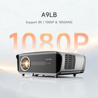 Nouveau modèle 2026 : Projecteur intelligent 1850 ANSI Lumens, son stéréo 40W, puce MT9660, cache-objectif électrique, compatible 4K, mise au point automatique basée sur Linux