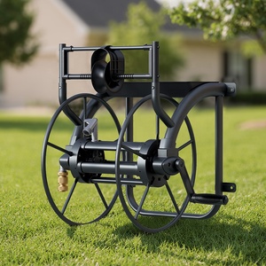 <span class=keywords><strong>Enrouleur</strong></span> de tuyau d'arrosage mural Andeca, manuel, avec raccord en laiton, en acier durable - Product Image 5