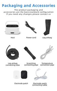 Appareil de massage à pression d'air à 6 chambres, masseur circulatoire à pression d'air séquentielle pour l'œdème et la thrombose veineuse profonde - Product Image 5