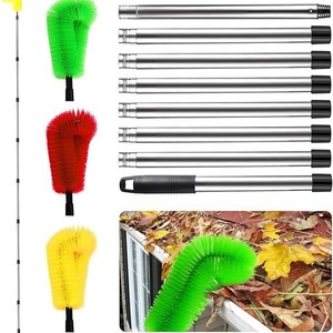 Cepillos de limpieza para desagües sin necesidad de subir a techos, cepillos de filtro para tuberías de alcantarillado bajo aleros, cepillos para hojas. - Product Image 4