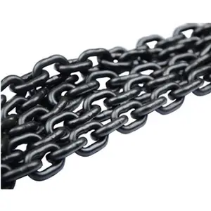 Swing Chain 30mm Heavy Duty Industrial Black Finishing Drop Forge Short Link Chain Steel Galvanized Round Ship Anchor Chain