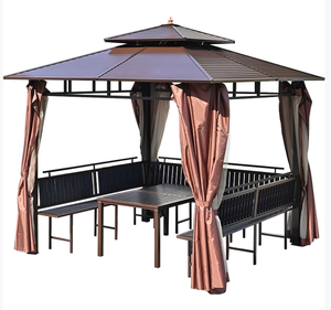 Gazebo <span class=keywords><strong>de</strong></span> patio moderne en gros, abri portable pour l'extérieur, protection solaire, tente <span class=keywords><strong>de</strong></span> <span class=keywords><strong>jardin</strong></span> imperméable pour restaurant, terrasse, projet <span class=keywords><strong>de</strong></span> villa - Product Image 1