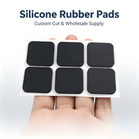 Bande longue autocollante en silicone pour pieds de chaise, anti-rayures, antidérapante, imperméable, résistante à la température, protection de sol en caoutchouc