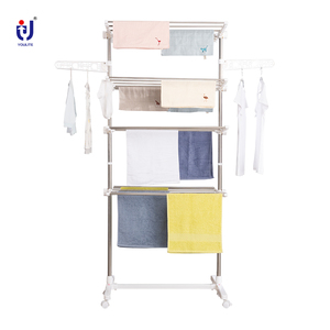 热销两层式门上折叠晾衣架客厅适合的衣柜衣架带挂毛巾杆 - Product Image 6