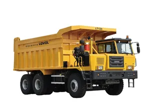 HanPei بناء قوية وفعالة 105 طن LT110شاحنات تعدين لعمليات التعدين للبيع رخيصة