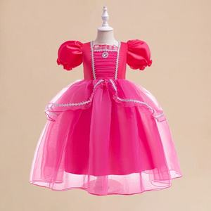Costume da Elsa <span class=keywords><strong>Principessa</strong></span> di <span class=keywords><strong>Frozen</strong></span>, Abito Lungo e Soffice per Bambine, Costume di Halloween per Ragazze, Vestito Estivo per Spettacoli - Product Image 2