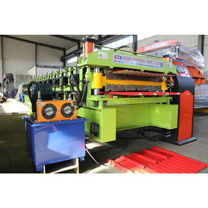 Hot Koop Stalen Metalen Dakbedekking Geglazuurde Gegolfde Tegel Dakplaat Koude Rolvormen <span class=keywords><strong>Making</strong></span> <span class=keywords><strong>Machine</strong></span> - Product Image 4